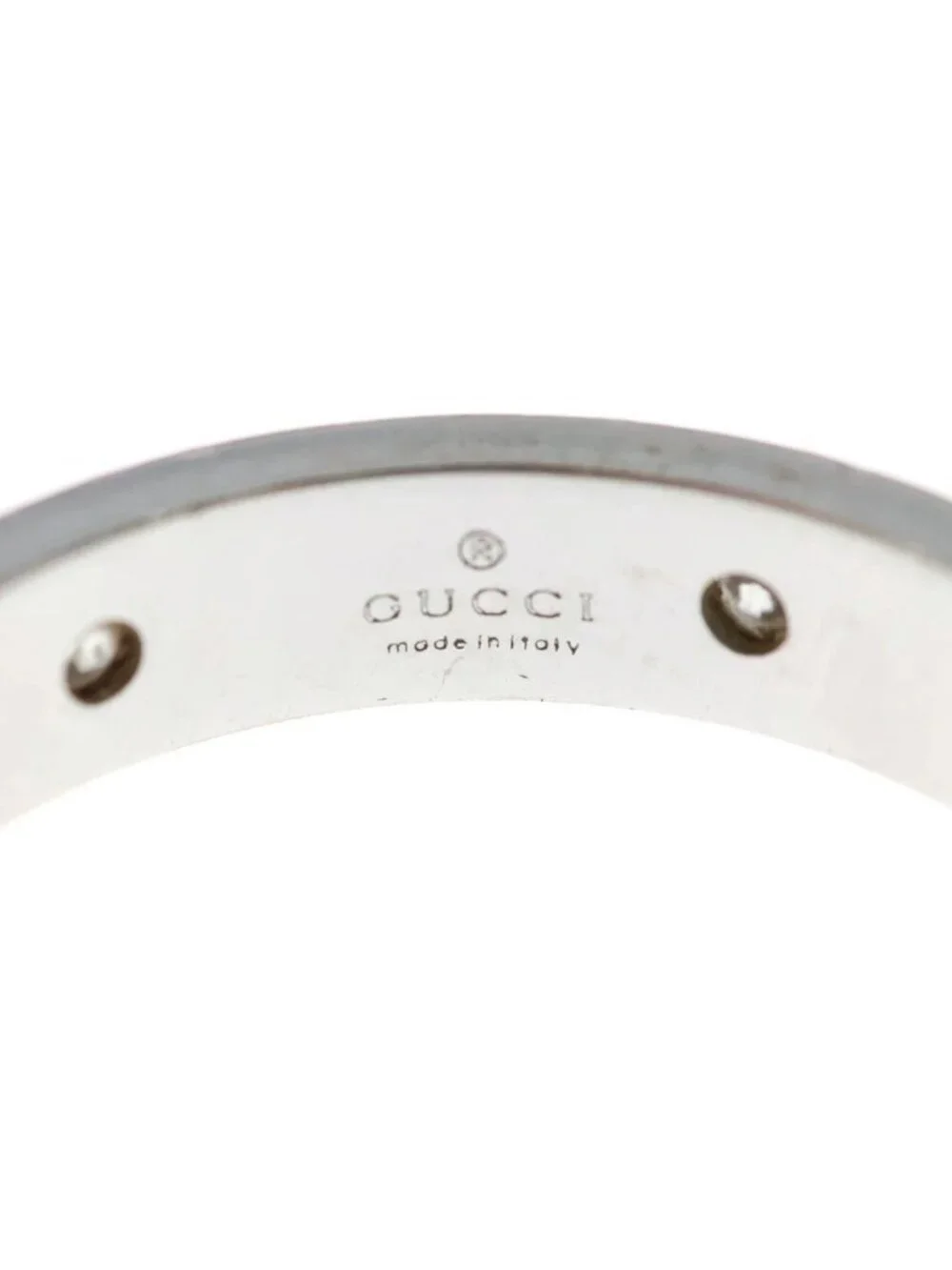 Gucci Icon Ring Diamond White Gold
